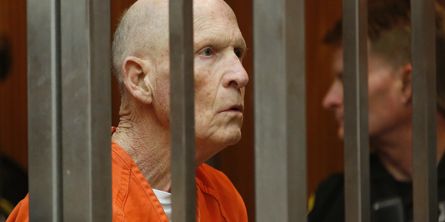 Joseph James DeAngelo, suspected of being the Golden State Killer, appears in Sacramento County Superior Court on April 10, 2019. (AP Photo/Rich Pedroncelli)