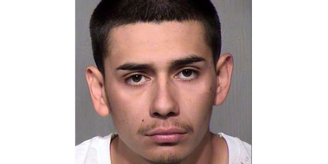 Joshua Gonzalez is pictured in this Thursday booking photo provided by the Maricopa County Sheriff's Office. (Maricopa County Sheriff's Office via AP)