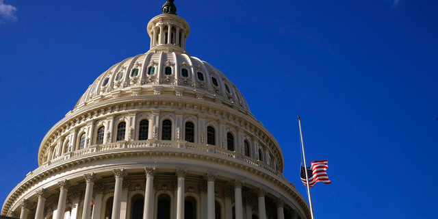 FILE - This Dec. 24, 2018, file photo shows U.S. Capitol dome in Washington. The number of people applying for unemployment aid fell last week to its lowest level in nearly five decades, solid evidence that the job market is healthy and layoffs scarce. The Labor Department said on Thursday, April 11, 2019, that weekly applications for jobless benefits dropped 8,000 to a seasonally adjusted 196,000. (AP Photo/Manuel Balce Ceneta, File)