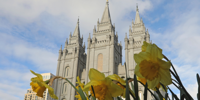The Salt Lake City temple is shown during The Church of Jesus Christ of Latter-day Saints' two-day conference Saturday, April 6, 2019, in Salt Lake City. Church members are preparing for more changes as they gather in Utah for a twice-yearly conference to hear from the faith's top leaders. (AP Photo/Rick Bowmer)