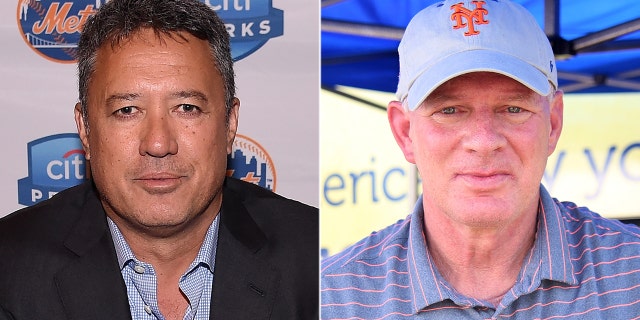 Claims in a new book have apparently left former New York Mets teammates Ron Darling, left, and Lenny Dykstra at odds.
