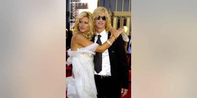 Duff McKagan and wife Susan Holmes during 32nd Annual American Music Awards at Shrine Auditorium in Los Angeles.