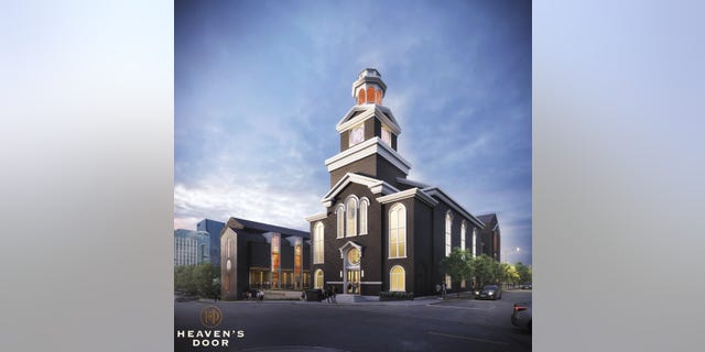 Rendering of the future Heaven's Door Distillery and Center for the Arts