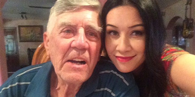 Betty Ermey with her father R. Lee Ermey. — Courtesy of Betty Ermey