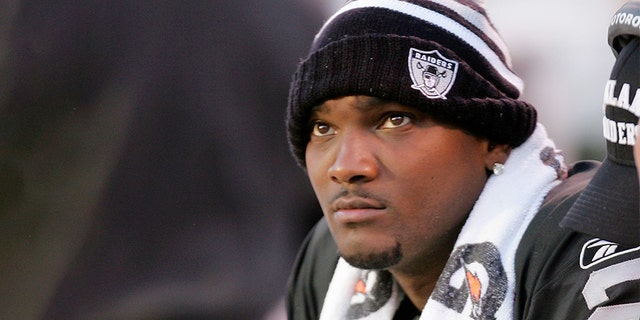 JaMarcus Russell has won just seven games in three years as an NFL star. (Photo by Ezra Shaw / Getty Images)