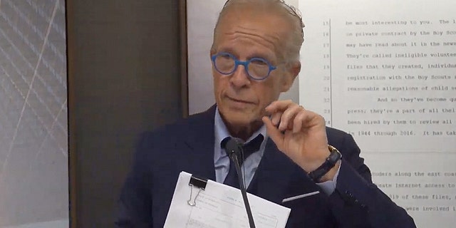 Attorney Jeff Anderson said Tuesday that the Boy Scouts of America's "perversion files" contain the names of 7,800 suspected pedophiles.