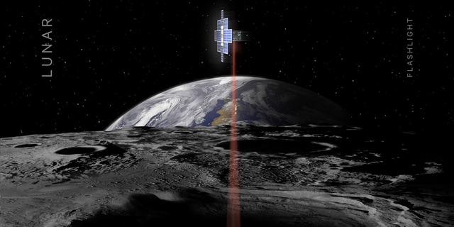 The Lunar Flashlight mission, selected by NASA's Advanced Exploration Systems, is a project from the Jet Propulsion Laboratory and the agency's Marshall Space Flight Center. In the mission, a cubesat would use lasers to look for water ice deep in lunar craters.