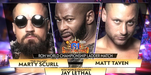 "The Villain" Marty Scurll, Matt Taven and Jay Lethal will do battle at Madison Square Garden for the coveted ROH World Championship