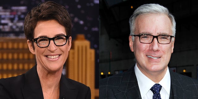 MSNBC star Rachel Maddow and her former colleague Keith Olbermann will face off in a brutal cage match during Round Two of the "Liberal Hack Tournament." 