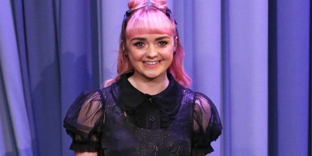 Maisie Williams appeared on "The Tonight Show" on Monday.