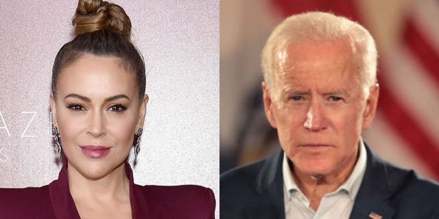 Alyssa Milano is explaining her silence on Vice President Joe Biden's sexual assault allegation.