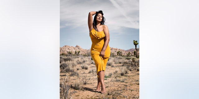 Veronica Pome'e is signed with Wilhelmina Models.