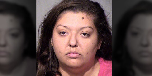 Rebecca Gonzales, 27, was arrested for allegedly assaulting her son for not being a "good enough" lookout for his shoplifting grandmother.