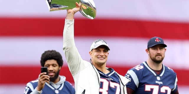 Gronk won three Super Bowls in New England.