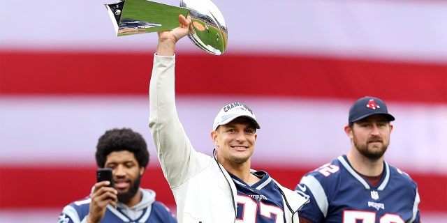 Gronk won three Super Bowls in New England.