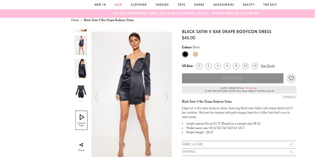 Niamh O'Donnell, from Mansfield, Nottingham, ordered $263 worth of goodies from online fashion retailer PrettyLittleThing.