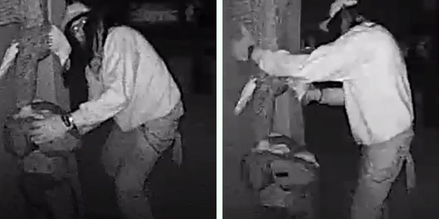 A large sculpture stolen from an Army veteran's home in Coon Rapids, Minnesota, is leading to a big search. (Coon Rapids Police Department)