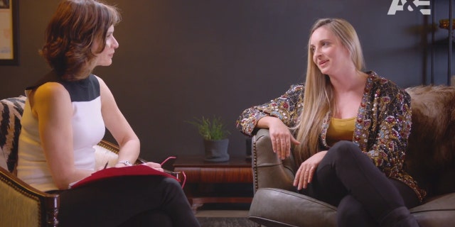 Elizabeth Vargas interviewed Allie for A&E's "Sex for Sale: The Untold Story." — A&E