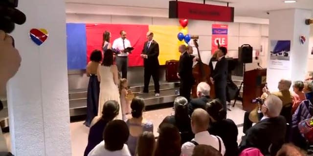 Michelle Belleau has since moved to California with Ron Peterson, and the couple have two daughters together, but they chose to fly back to the special airport where everything started.