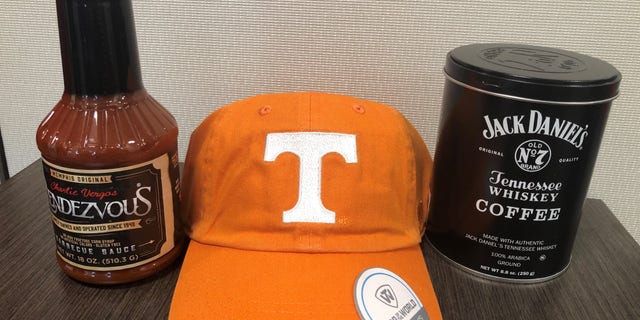 The National Republican Congressional Committee sent the congresswoman a goody bag containing coffee infused with Jack Daniel's Tennessee Whiskey, Memphis-style BBQ sauce, and a hat of the Tennessee Volunteers.