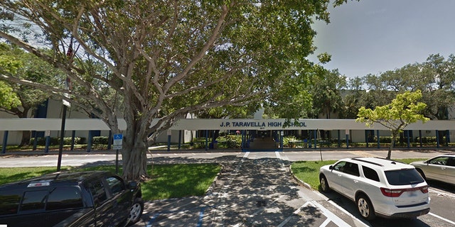 A Florida deputy was put into restricted service after being seen forcibly retaining a J.P. Tavarella high school student with pulverized pepper.