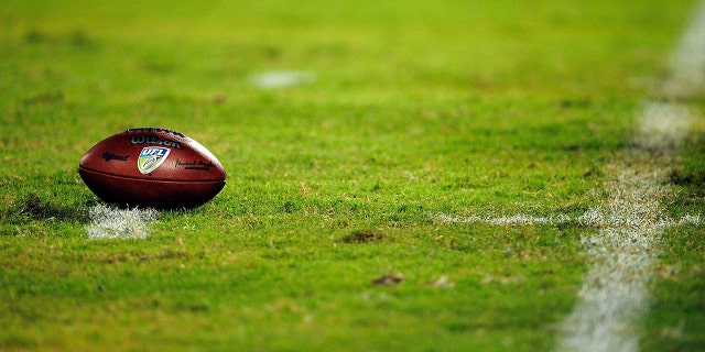 A ball on the field during the game between the California Redwoods and the Florida Tuskers at the Florida Citrus Bowl on October 22, 2009 in Orlando, Florida.