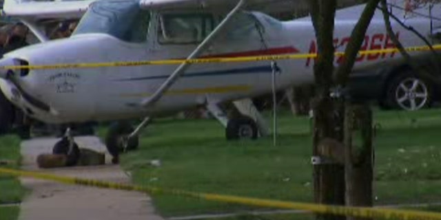All three people on board the plane survived the crash.
