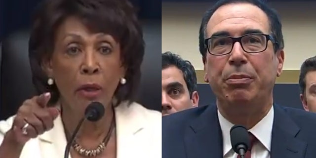 U.S. Rep. Maxine Waters grills Treasury Secretary Steven Mnuchin during Financial Services Committee (Photo:Twitter)