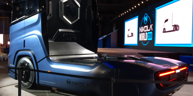 The Nikola Tre was also on display that will roll out in the European market. Similarly to the Nikola Two, the Nikola Tre has digital camera mirrors and a digital cockpit.