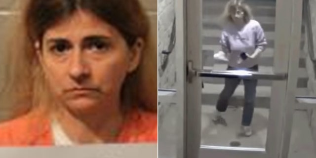 Allison Christine Johnson has been arrested after allegedly spray-painting swastikas, racist and anti-Semitic graffiti on buildings in Oklahoma.