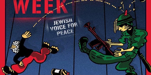 Columbia Students Supporting Israel has accused the Students for Justice in Palestine (SJP) chapter on campus of anti-Semitism for allegedly depicting an Israeli soldier with horns, but SJP says it is just a "cartoon bump."