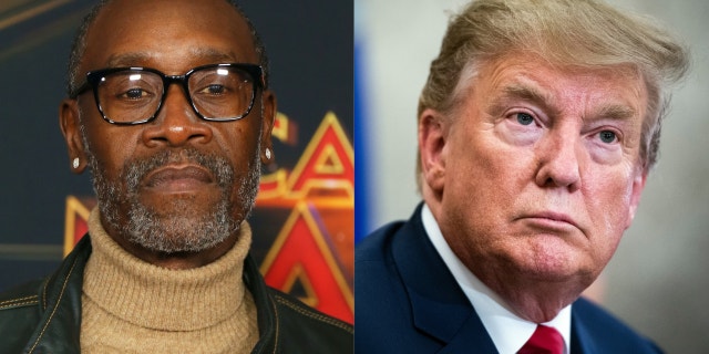 "Avengers: Endgame" star Don Cheadle wishes Thanos' snap would have eliminated Donald Trump.