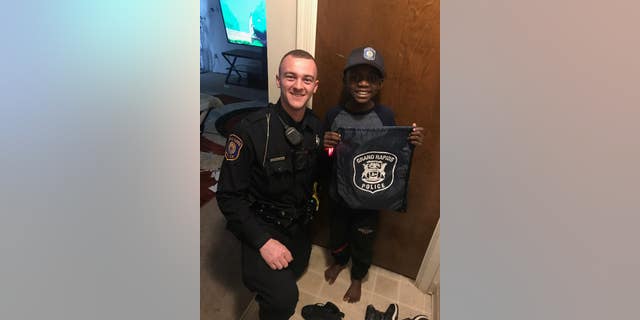 Officer Lynema attended the first birthday party at Thomas Daniel's home only to find that none of his classmates came to celebrate.