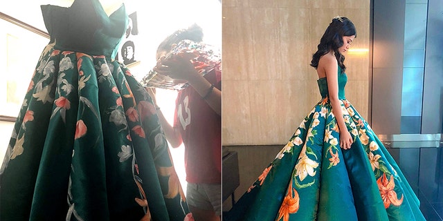 One creative teenager in the Philippines has gone viral for making a dress fit for a princess ahead of her high school graduation, after a professional did a “horrible” job of bringing her vision to life.