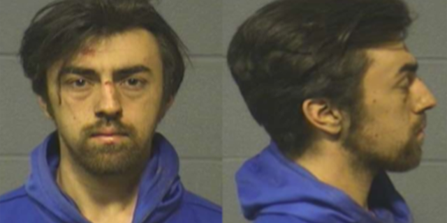 Mugshot for Jake Wascher, 21, of San Diego, charging with stabbing two fellow University of Hartford students on Sunday as they acted out a scene from the movie "The Butterfly Effect."