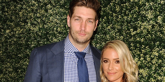 Jay Cutler and Kristin Cavallari are pictured here during the Uncommon James launch on April 27, 2017 in West Hollywood, Calif.  