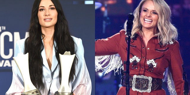 Kacey Musgraves, left, won female vocalist of the year at the 2019 ACM Awards, putting an end to Miranda Lambert's, right, 9-year winning streak.