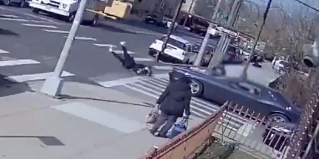 Xin Yi Wang, 14, said she is lucky she wasn't hit by another car after being struck by a hit-and-run driver in New York City last month.