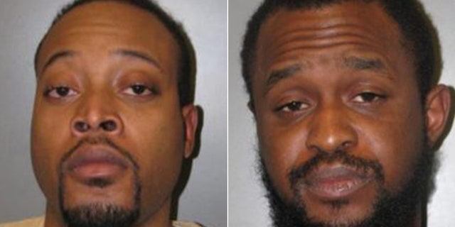 Jovan Crawford, left, and Scott Duncan Roberson are accused of attacking a man in Maryland because he was wearing a 'Make America Great Again' hat.