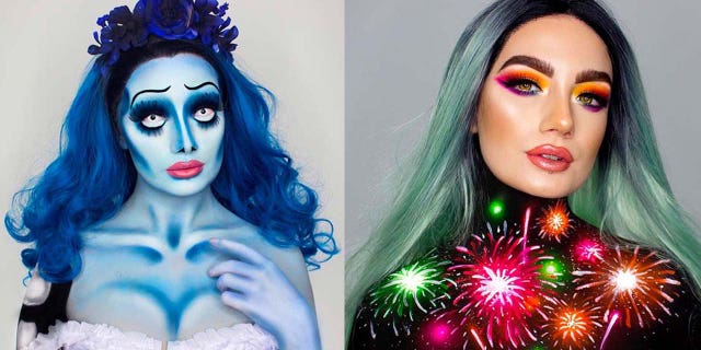 Tiffany Hunt started her hobby as a child when she played with her mum’s eyeliner and lipstick to turn herself into monsters to scare her friends.