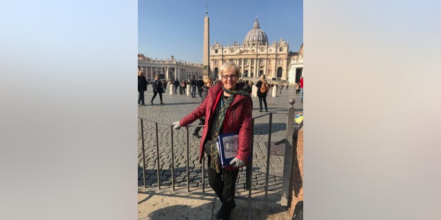 Mary Dispenza, representing SNAP at the Pope’s summit on The sexual abuse of minors earlier this year.