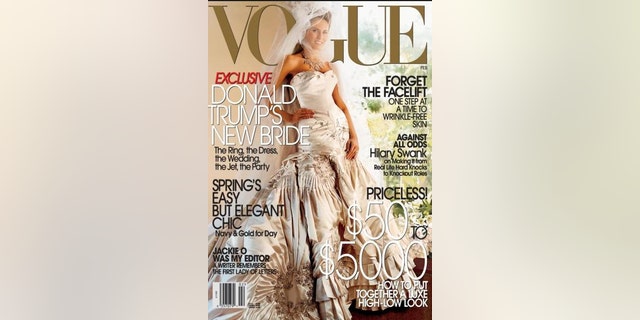 Melania Trump appeared on the cover of Vogue in 2005.