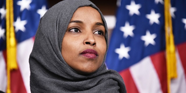 Rep. Ilhan Omar, D., Minn., has slammed the Trump administration amid reports that U.S. embassies have had requests to fly the rainbow Pride flag denied