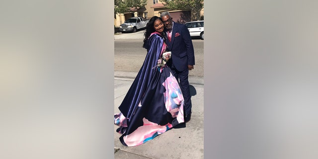 "I knew he’d come through for me. So I just asked him, and he said he’d do it. He showed up at my house, with the whole suit on," the 17-year-old student said.
