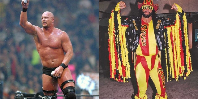 Stone Cold Steve Austin and Macho Man Randy Savage will be two of five wrestlers featured in documentaries, the result of a partnership between WWE and A&E Networks.