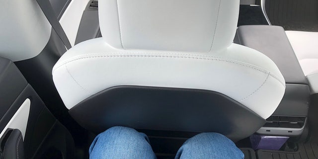 The driver's seat is in this photo, but comfortably set for the author's 6-foot 1-inch frame.