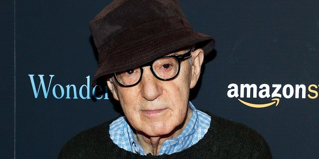 Woody Allen attends the premiere of "Wonder Wheel" at Museum of Modern Art on November 14, 2017.
