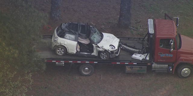 Cristina Pavon was going more than 106 mph when her car crashed into a tree, authorities said.