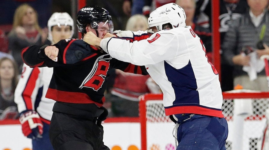 In Case You Missed It: Bonus Angles Of Alex Ovechkin Knocking Out Andrei  Svechnikov on Make a GIF