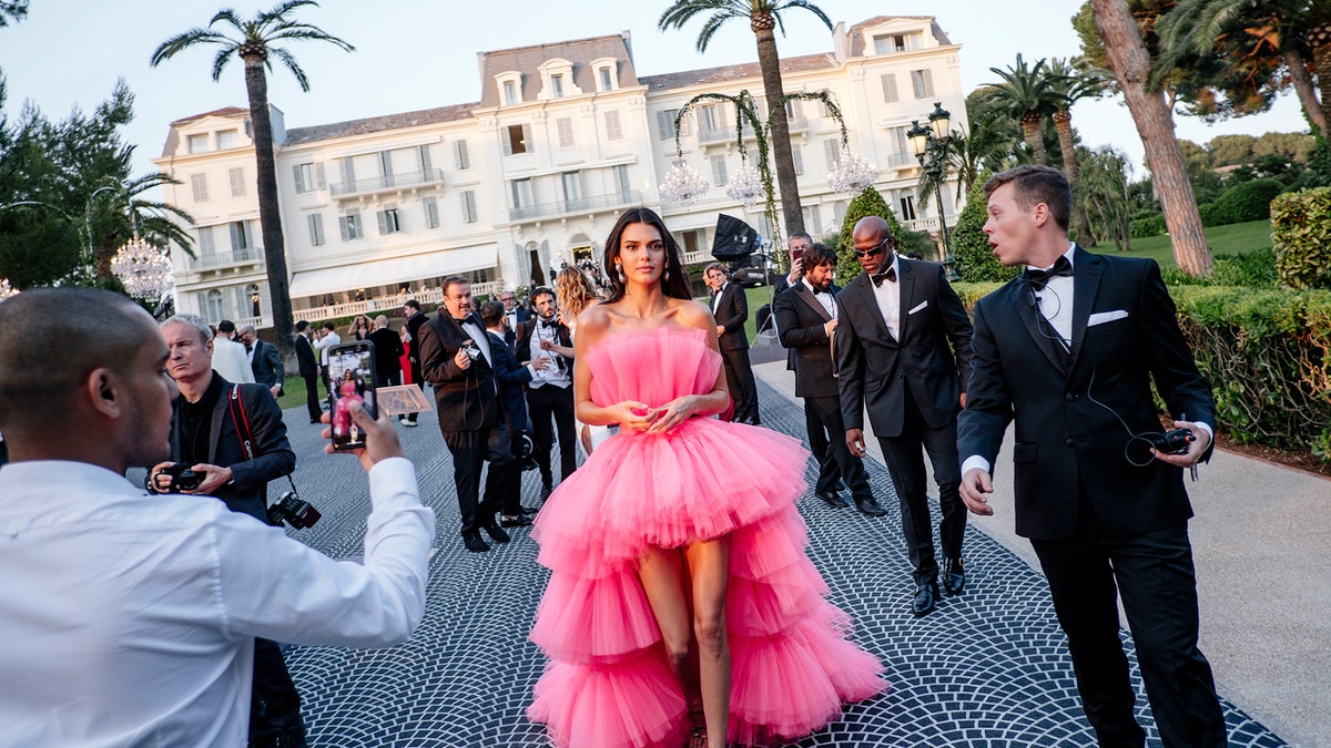  Kendall Jenner attends the amfAR Cannes Gala 2019 in France.